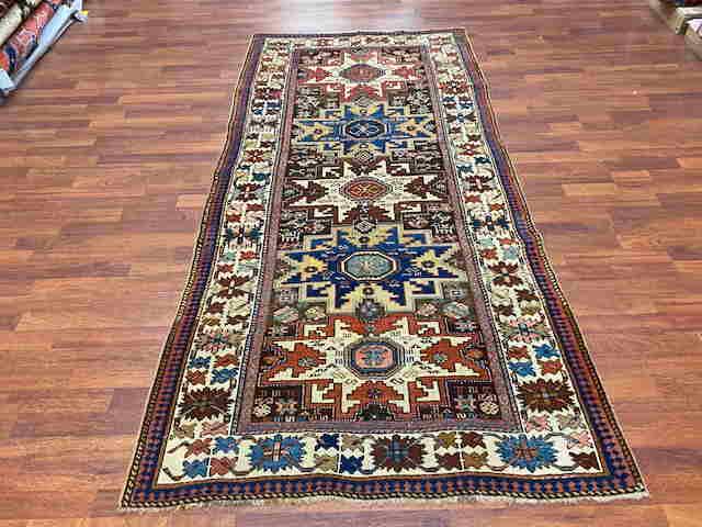 Antique lesghi star design shirvan Rug-4507 (1 of 7)
