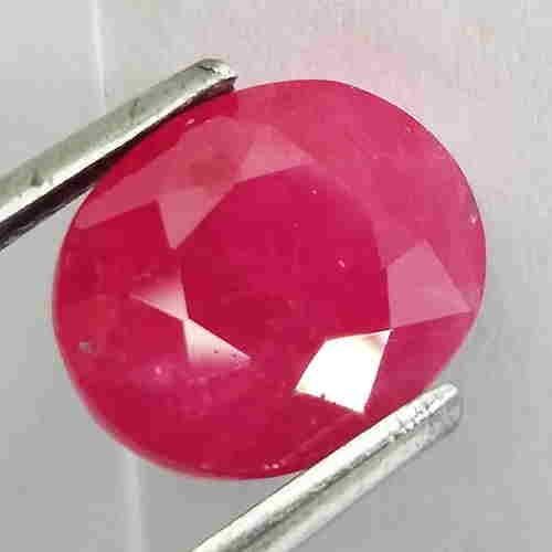 5.15Cts 100% NATURAL RED RUBY GENTLE HEATED ONLY LOOSE (1 of 2)