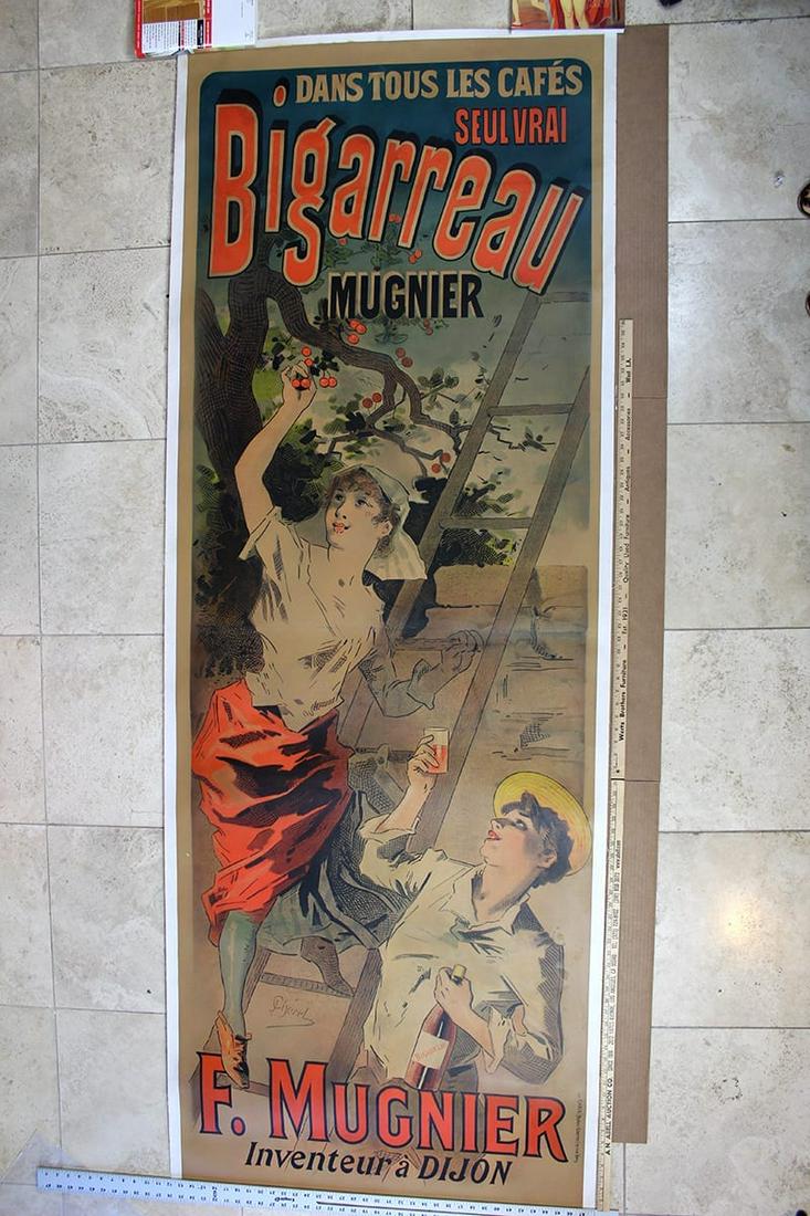 Biggarreau Mugnier - Art by Jules Cheret (1895) 36" x (1 of 1)