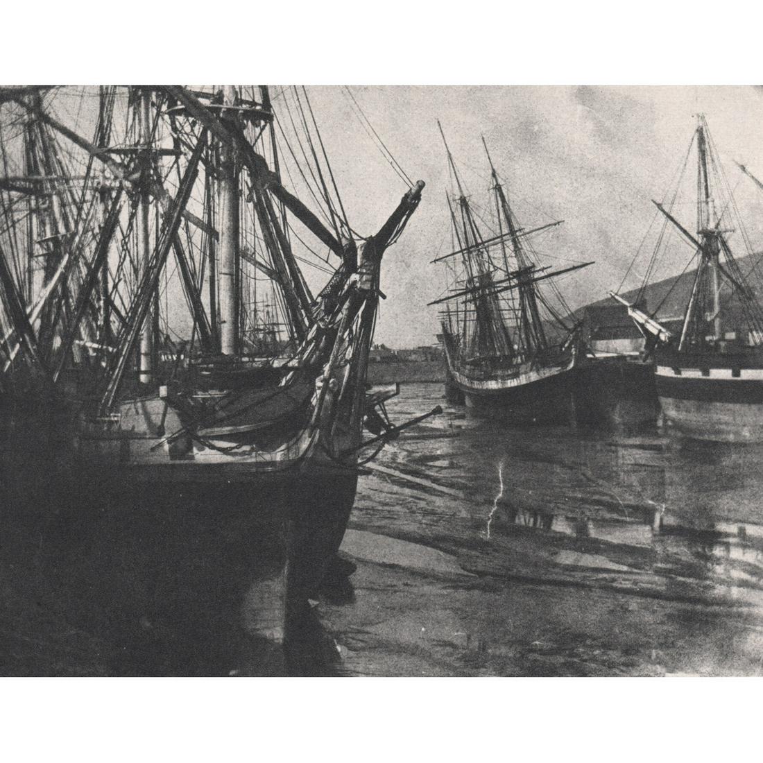 WILLIAM HENRY FOX TALBOT - Sailing Craft, c 1845: Artist: WILLIAM HENRY FOX TALBOT Print Title: Sailing Craft, c 1845 Medium: Sheet-fed Gravure Printing Date: 1960's Printed in The Netherlandsli>Image Size: 5 x 6.5 inches William Henry Fox Talbot (18