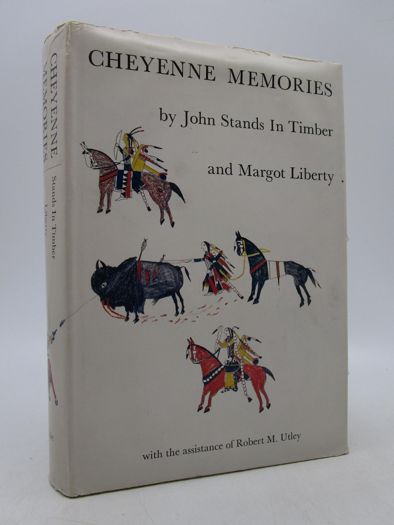 Cheyenne Memories (First Edition): Title: Cheyenne Memories (First Edition) Description: Tan buckram with burgundy lettering and design, binding tight, previous owner's name stamped on front end-paper, previous owner's signature on ffe
