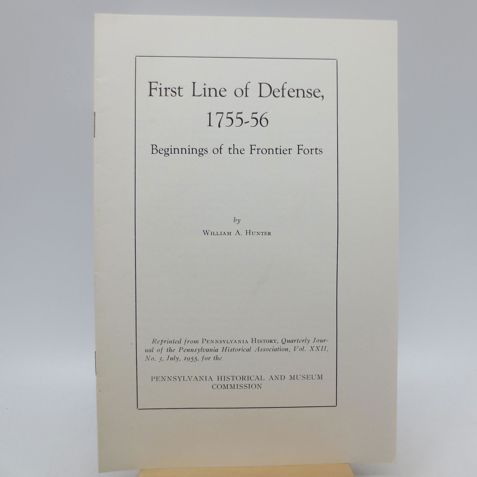 First Line of Defense, 1755-56: Beginnings of the (1 of 1)