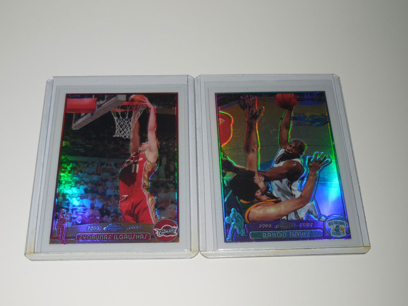 2003-04 TOPPS CHROME BASKETBALL REFRACTOR CARD LOT (1 of 2)