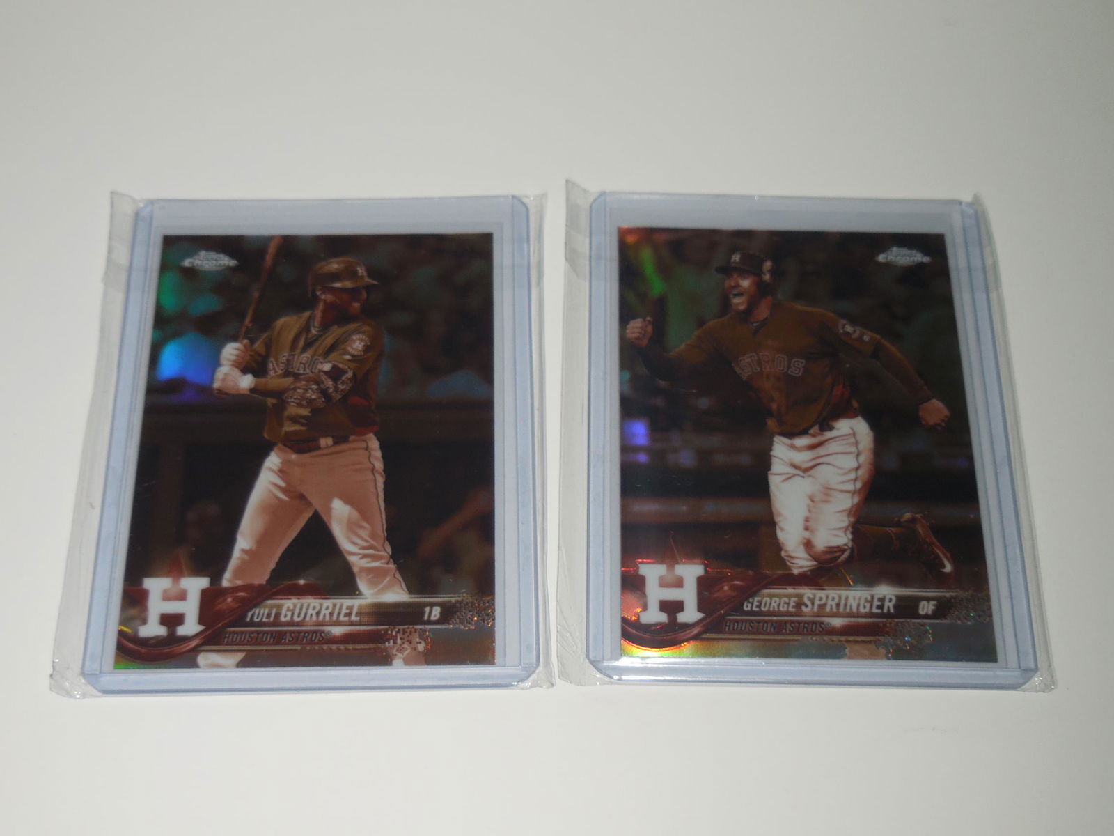 2018 TOPPS CHROME BASEBALL SEPIA REFRACTOR CARD LOT (1 of 2)