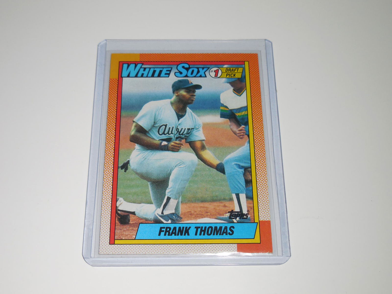 1990 TOPPS BASEBALL #414 FRANK THOMAS ROOKIE CARD (1 of 2)