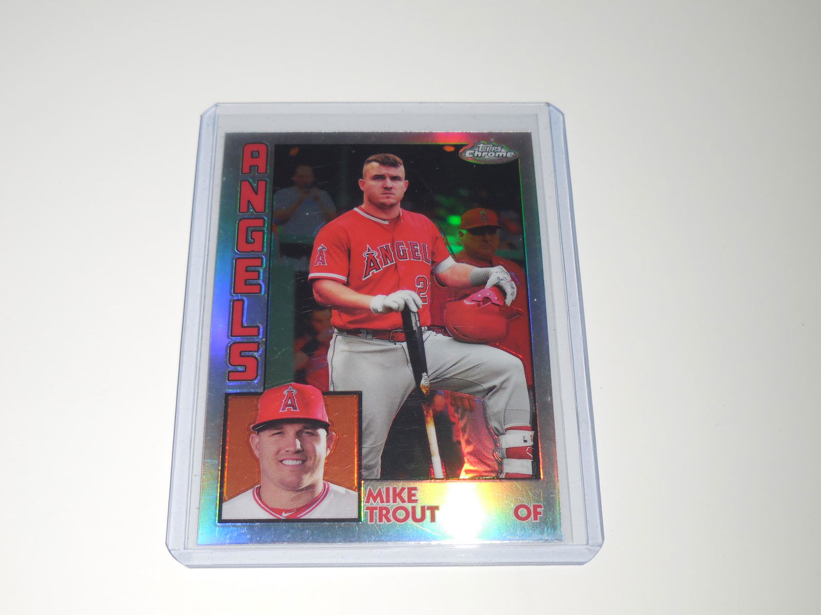 2019 TOPPS CHROME BASEBALL MIKE TROUT 1984 VARIATION (1 of 2)