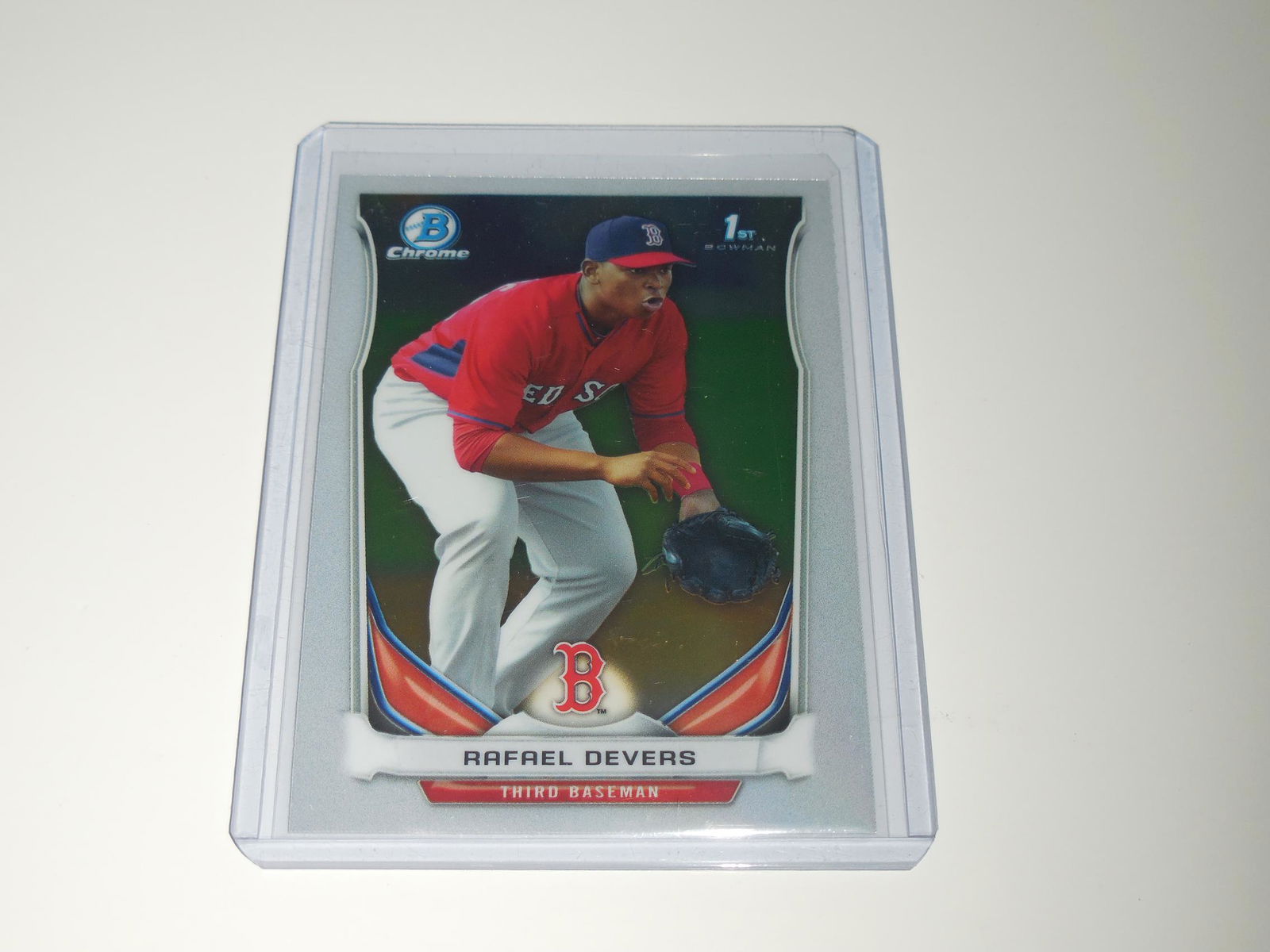 2014 BOWMAN CHROME DRAFT #CTP-37 RAFAEL DEVERS 1ST (1 of 2)