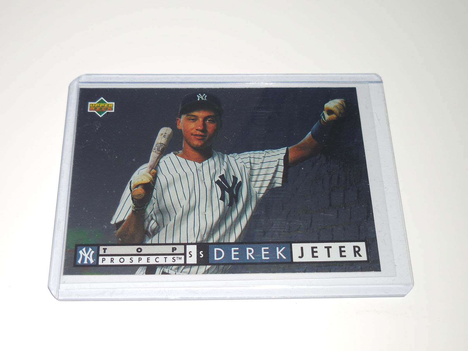 1994 UPPER DECK #550 DEREK JETER TOP PROSPECT HOLOFOIL (1 of 2)