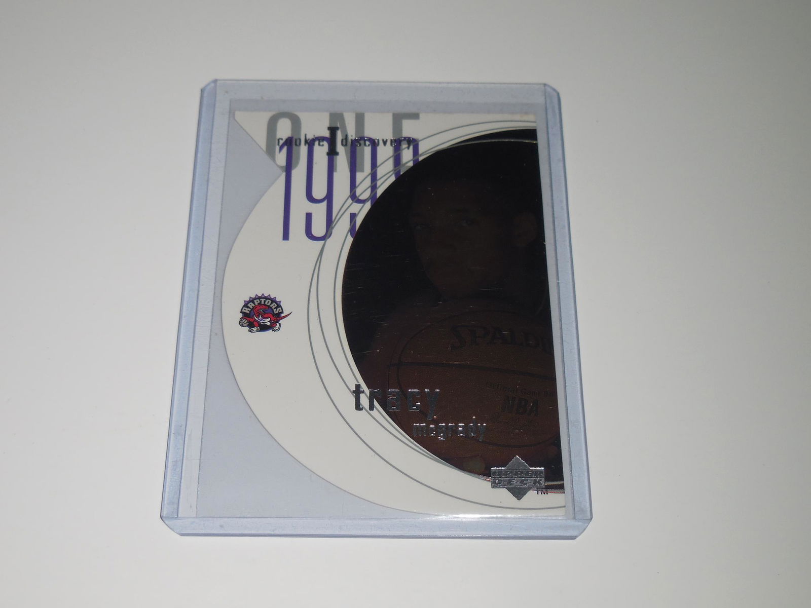 1997-98 UPPER DECK TRACY MCGRADY ROOKIE DISCOVERY DIE (1 of 2)