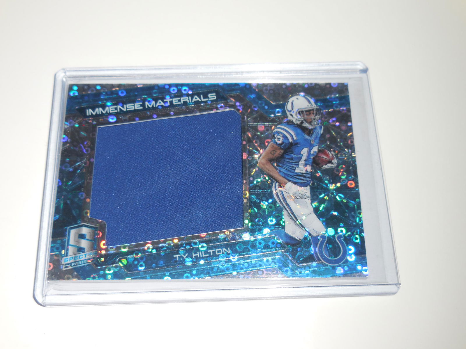 2016 PANINI SPECTRA T.Y. HILTON JUMBO GAME USED JERSEY (1 of 2)