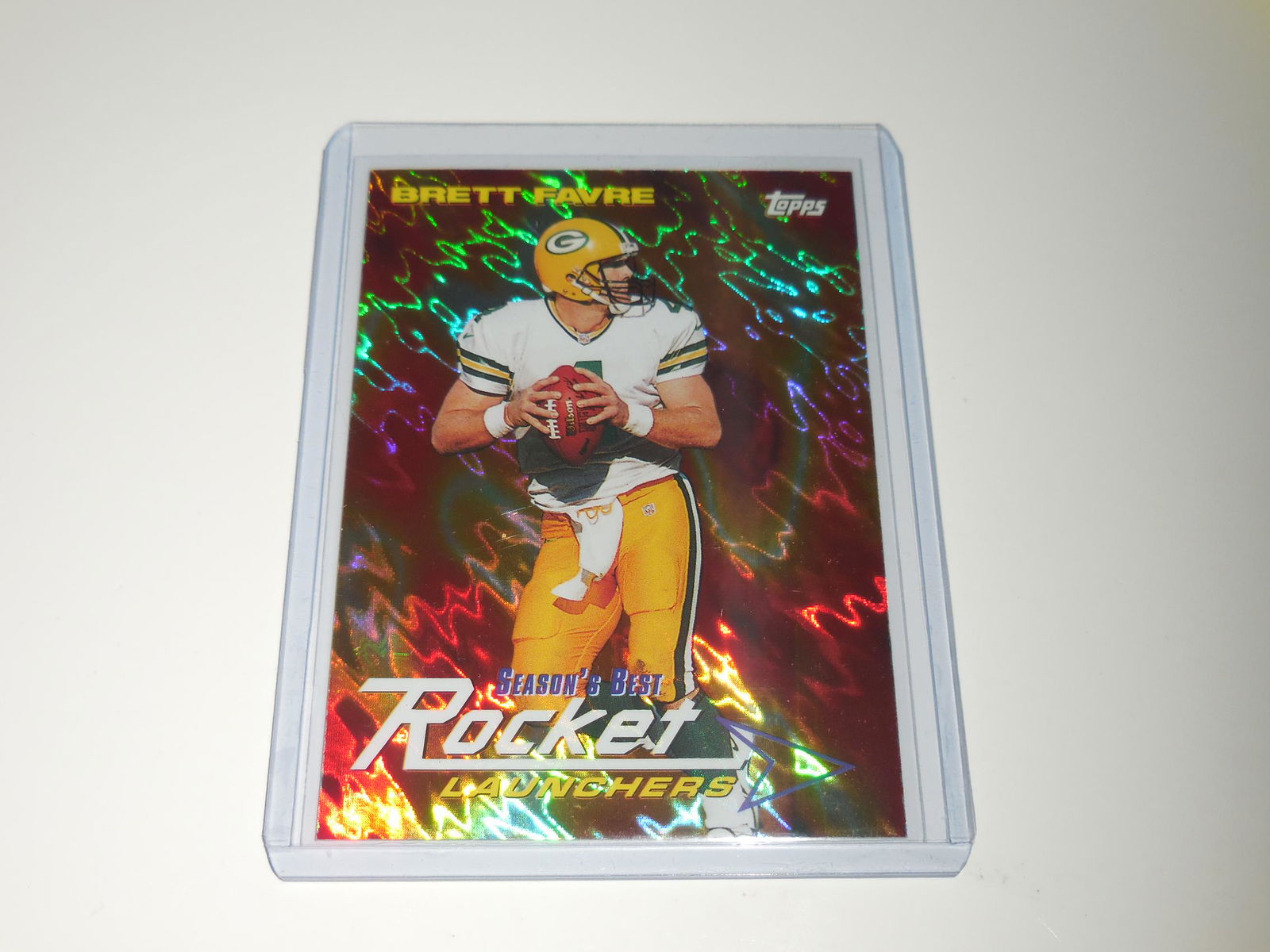 1999 TOPPS FOOTBALL BRETT FAVRE SEASONS BEST ROCKET (1 of 2)