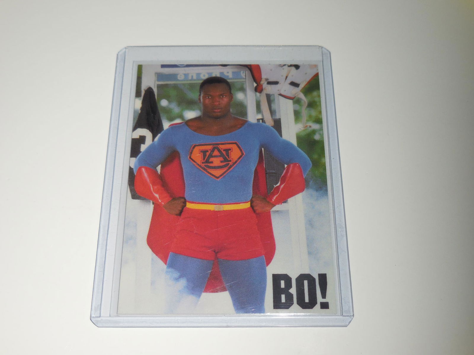RARE 1990'S BO JACKSON - BO KNOWS SUPER BO CARD AUBURN (1 of 2)