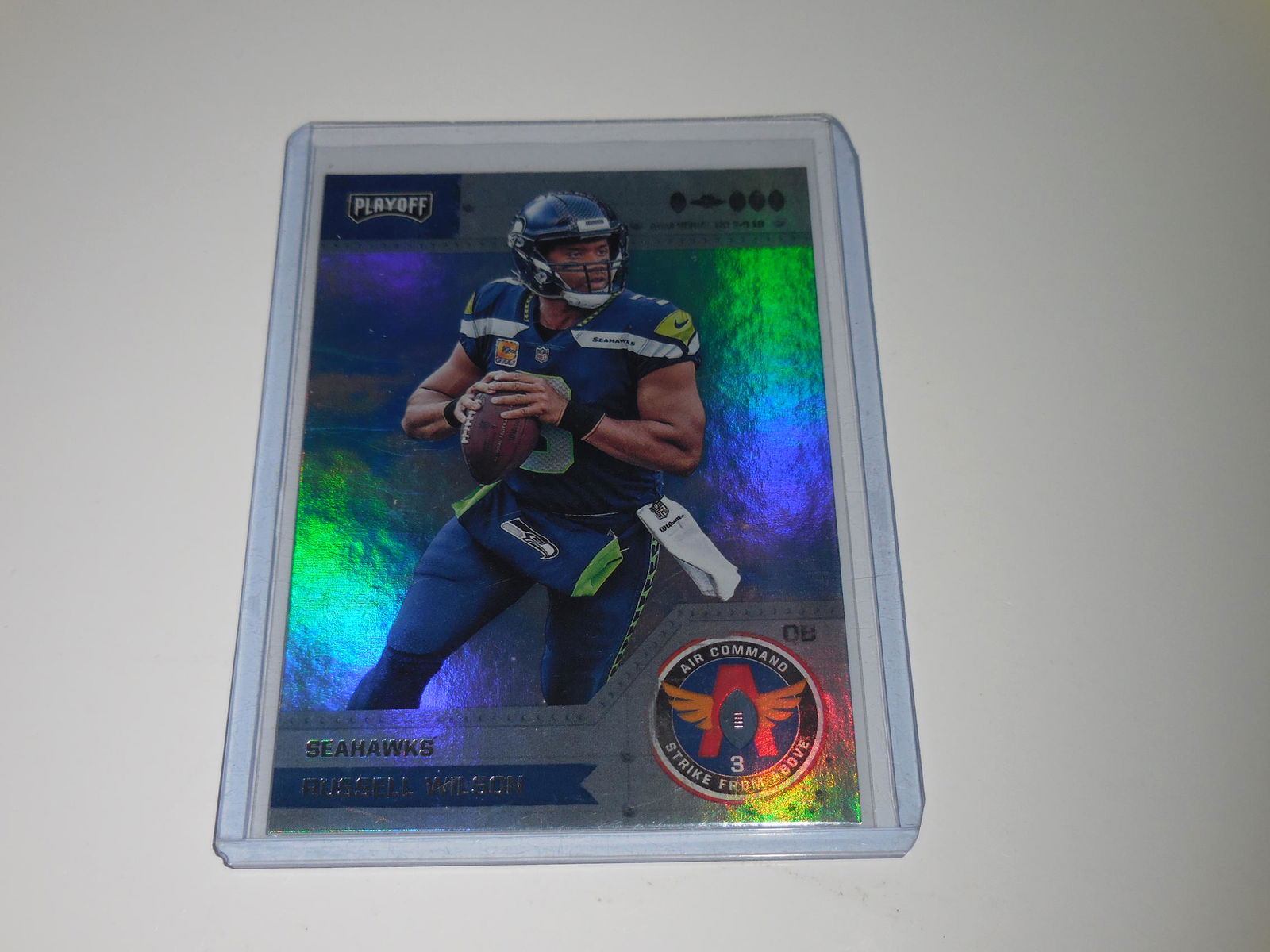 2018 PANINI PLAYOFF FOOTBALL RUSSELL WILSON AIR COMMAND (1 of 2)