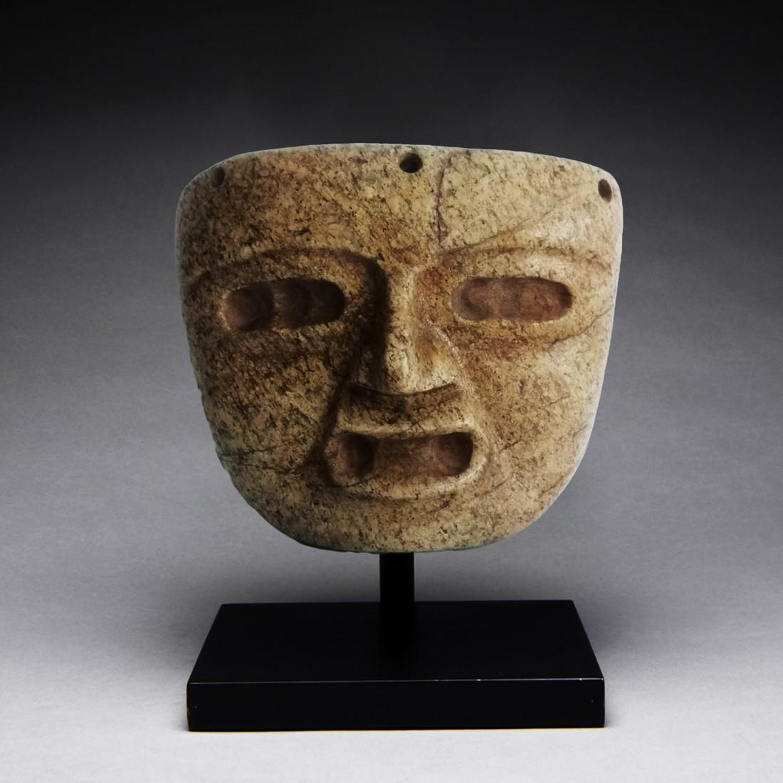 PRECOLUMBIAN OLMEC MASK (1 of 4)