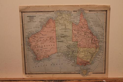 1885 Map of Australia (1 of 3)