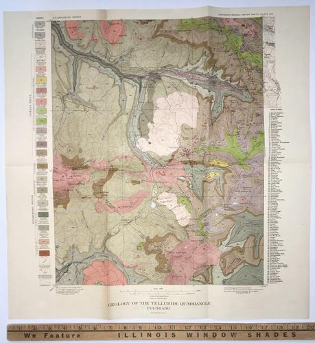 Geology of the Telluride Quadrangle Colorado (1 of 5)