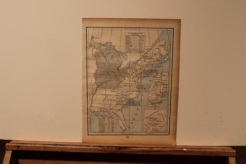 1889 Map of the US Original Colonies (1 of 3)