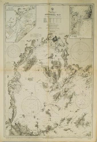 1921 with 1943 Revision of Hiroshima Bay Nautical Chart (1 of 1)
