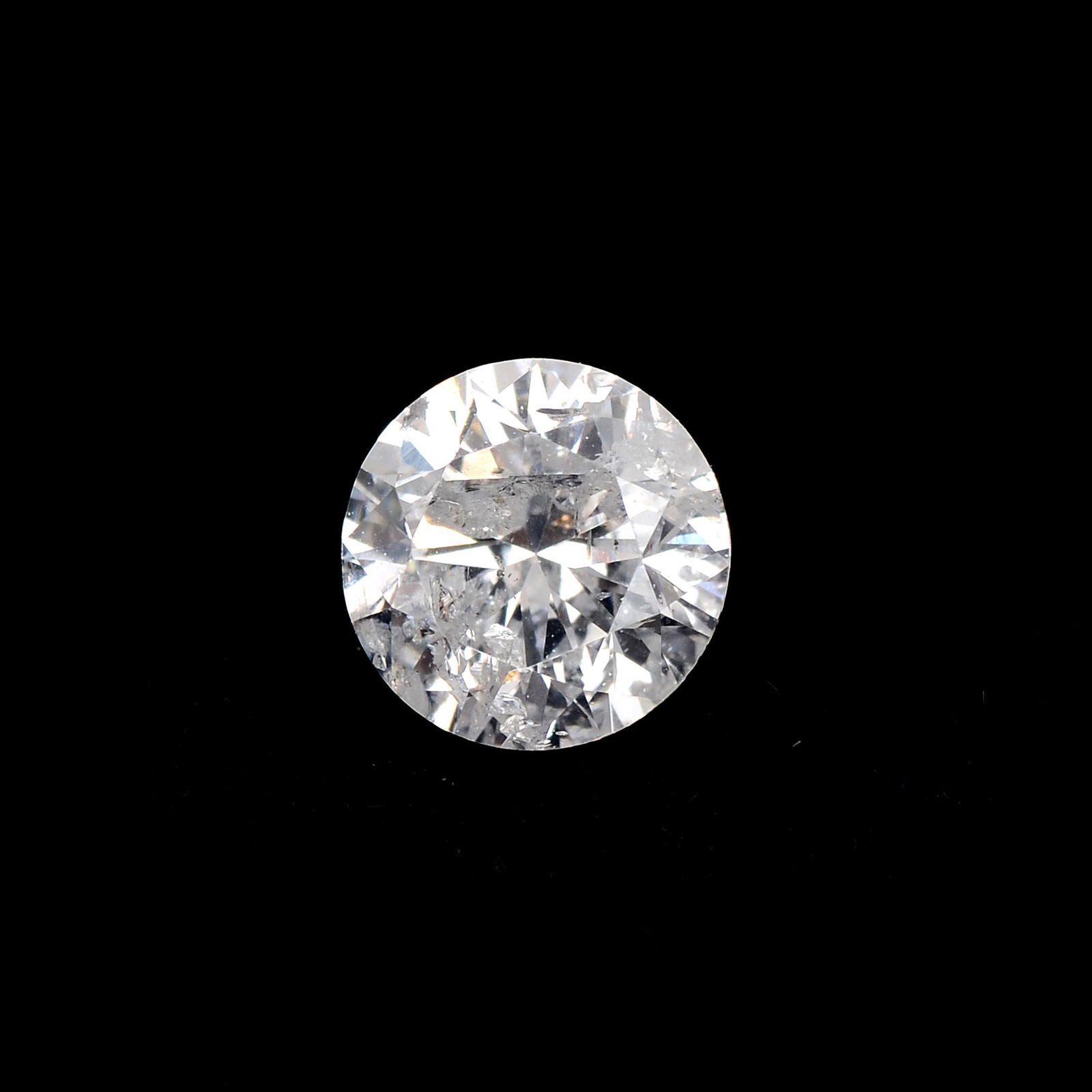 0.78 Carat White Color Natural Round Diamond Loose (1 of 7)