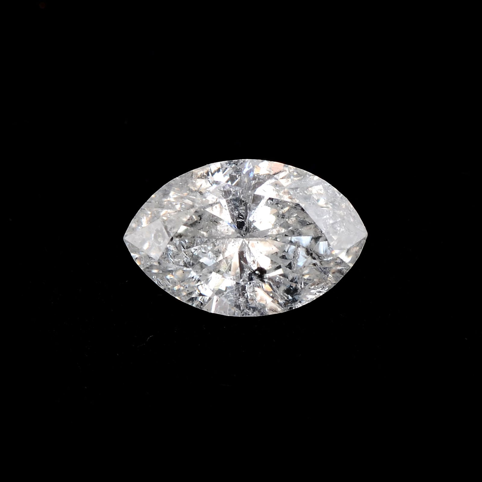 0.68 Carat White Color Natural Marquise Diamond Loose (1 of 6)