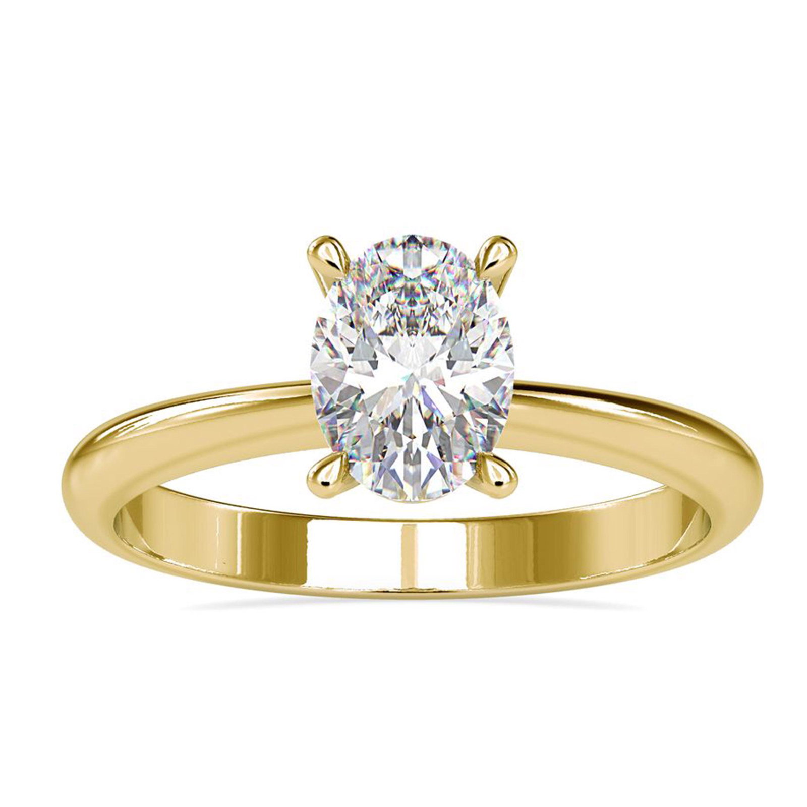 1.01 Ctw Round White Moissanite 18K Gold Ring For Women: Title: 1.01 Ctw Round White Moissanite 18K Gold Ring For Women Additional Information: Specifications of Ring Brand: Orchid Jewelry Country of Origin: India Gender: Women Jewelry Category: Ring Metal: