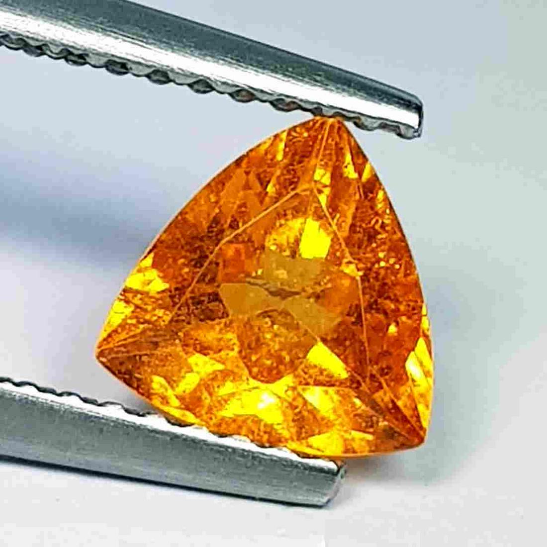 Natural Spessartite Garnet Triangle Cut - 1.18 ct (1 of 5)