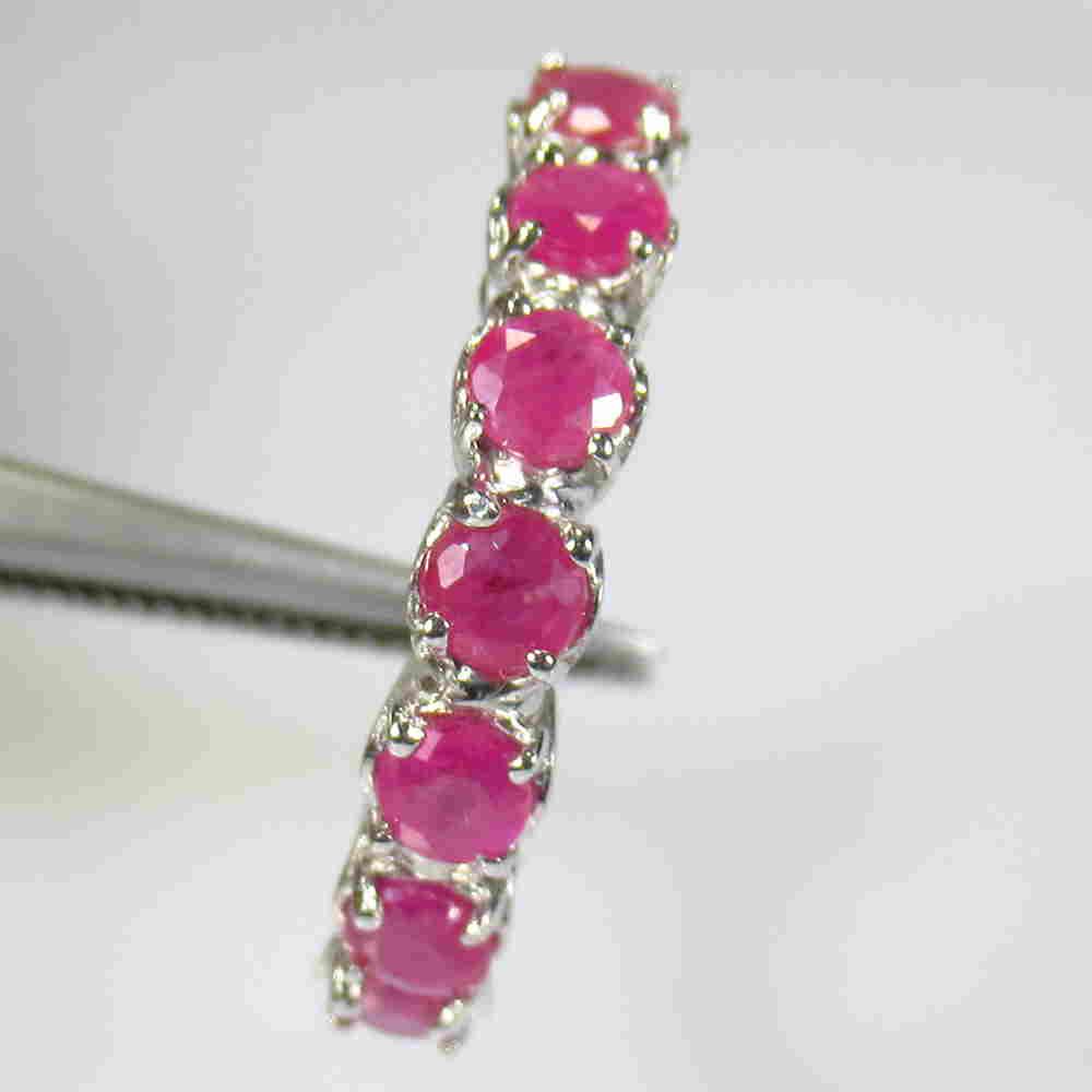 2.40 g 925 Sealed Silver Natural Ruby Ring (1 of 3)