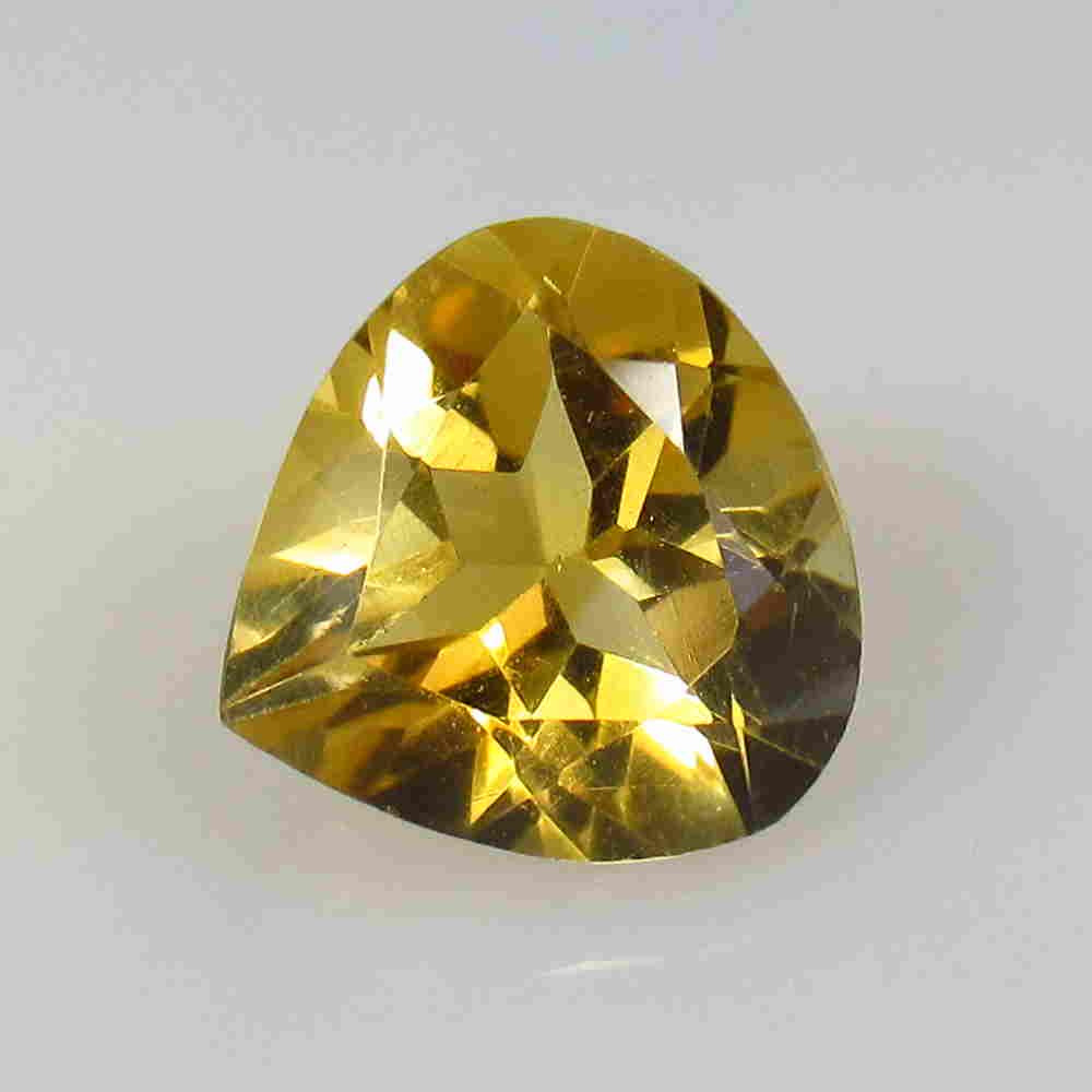 4.85 Ctw Natural Citrine Pear Cut (1 of 2)