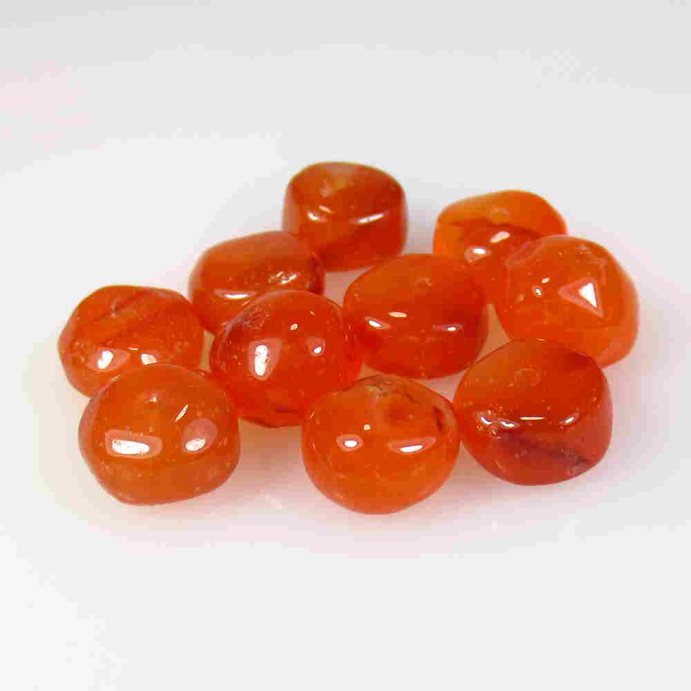 29.40 Ctw Natural 10 Drilled Orange Carnelian Round: No Reserve! Title: 29.40 Ctw Natural 10 Drilled Orange Carnelian Round Beads Stone Clarity: Semi-Transparent Gemstone: Natural Carnelian Beads Carat Weight: 29.40 Size/Dimensions: 8.20 - 8.60 mm / 10 