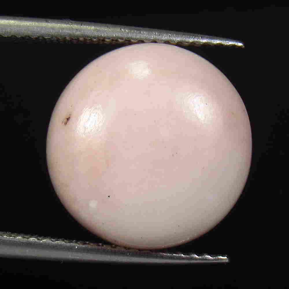 6.73 Ctw Natural Pink Opal Round Cab (1 of 2)