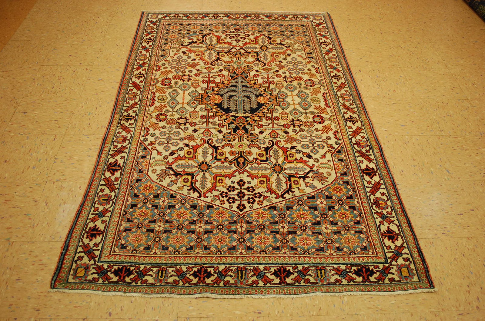 Pre 1900's ANTIQUE RARE JOSHAGHAN_JOSHEGAN RUG 4.5x7.1 (1 of 12)