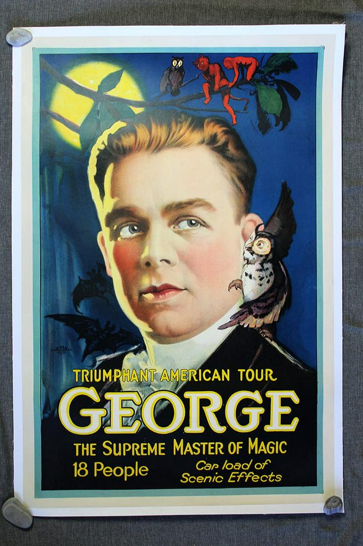 George- The Supreme Master Of Magic (1929) 26.5" x 40" (1 of 1)
