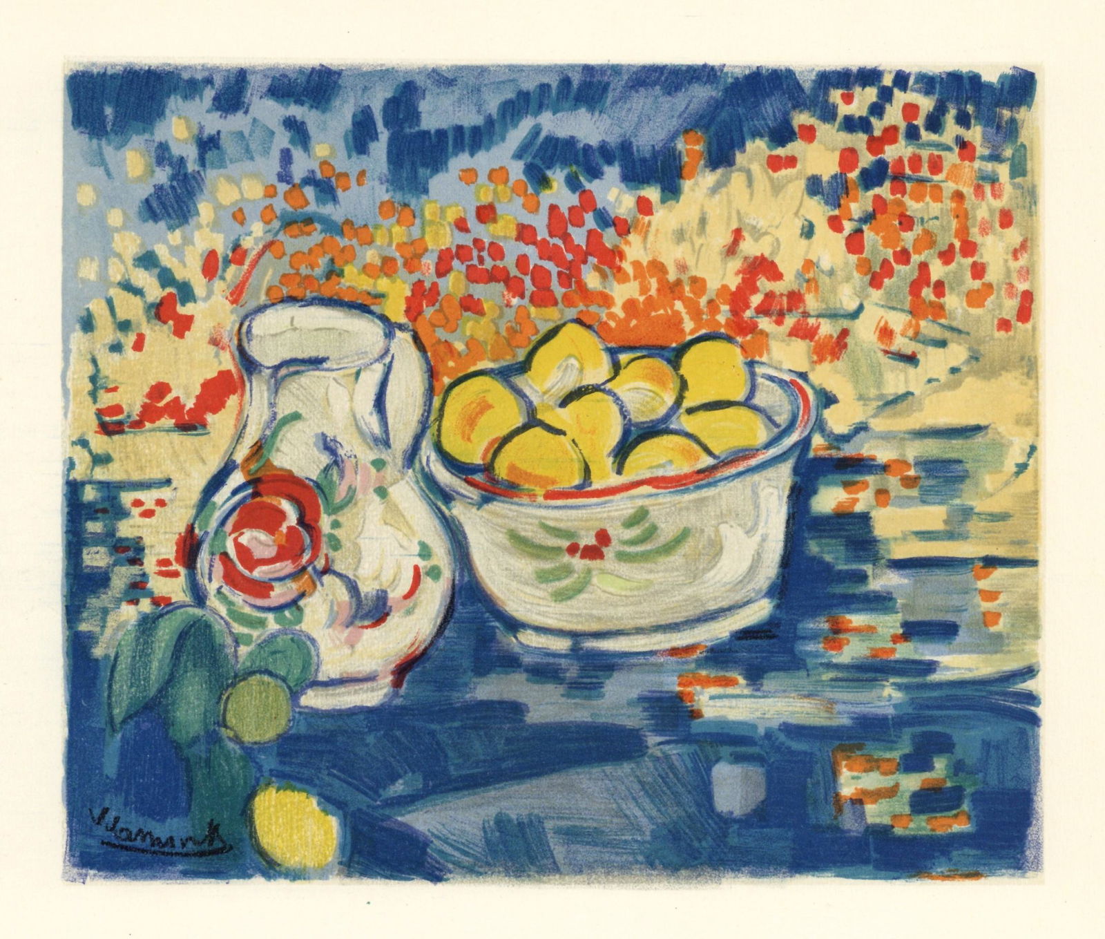 Maurice de Vlaminck "Still Life with Lemons" lithograph (1 of 1)