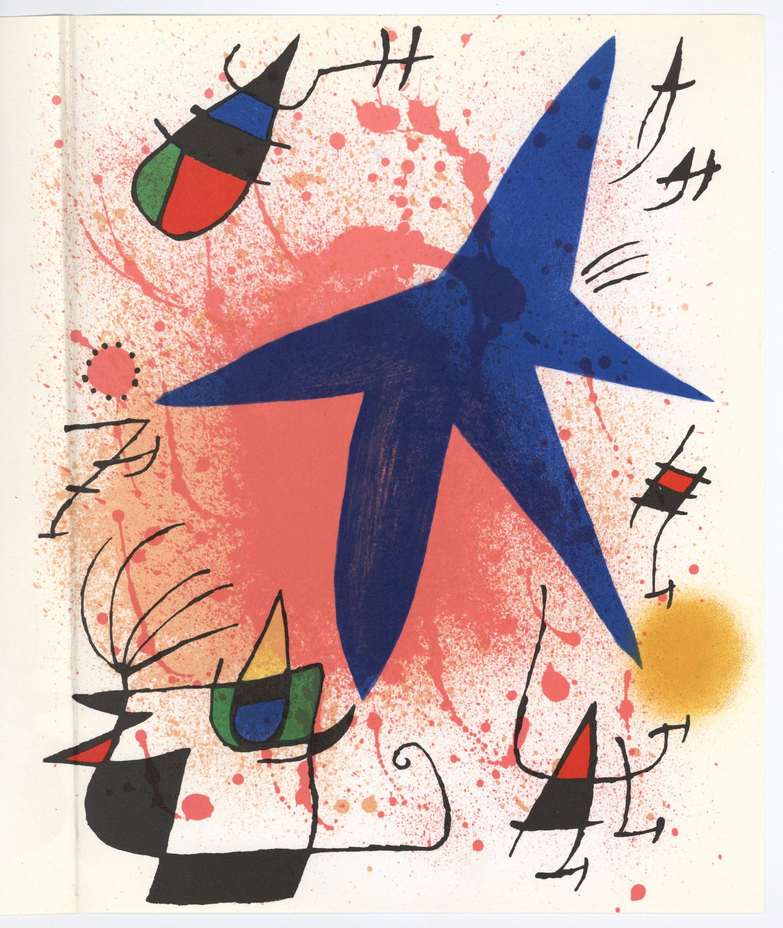 Joan Miro "Original Lithograph I" 1972 (1 of 1)