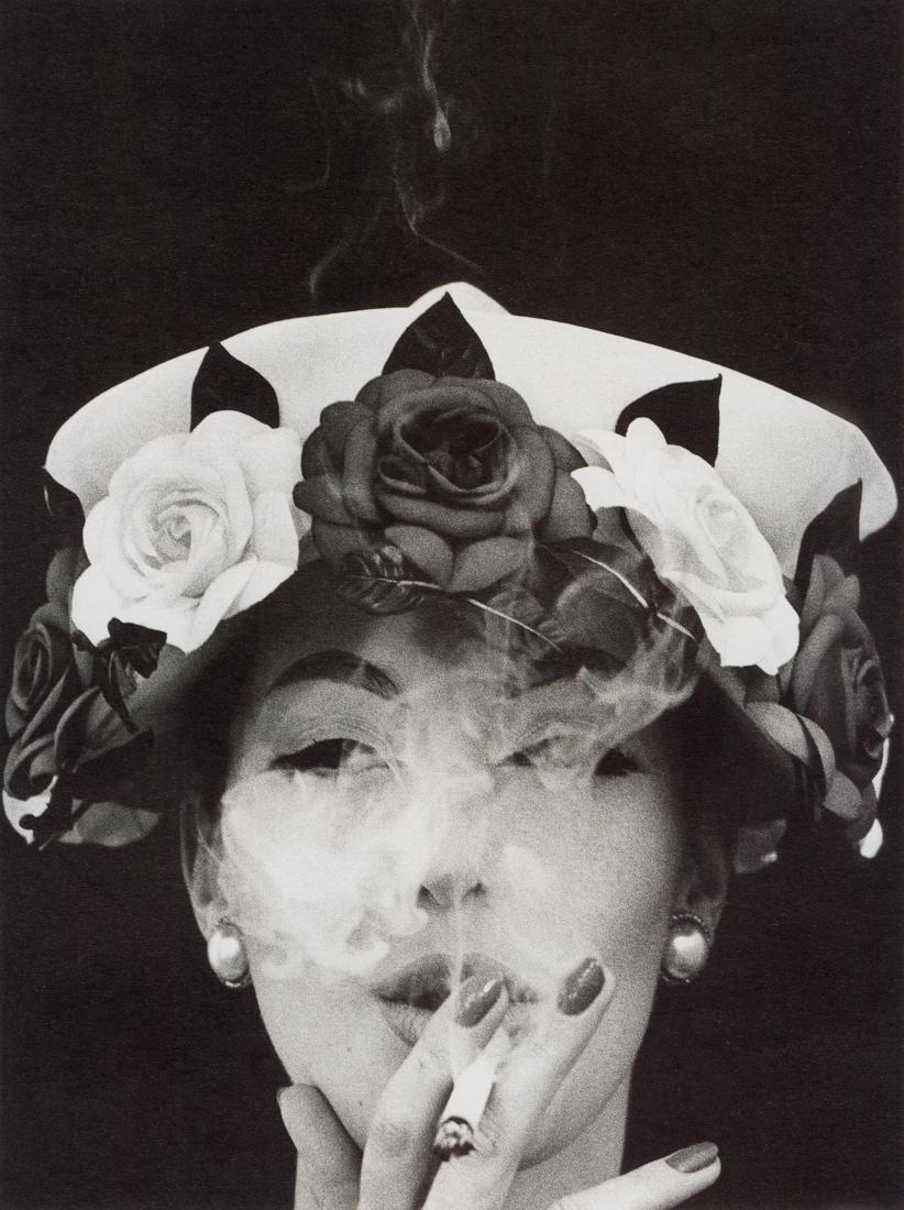 WILLIAM KLEIN - Hat + 5 Roses, 1956 (1 of 1)