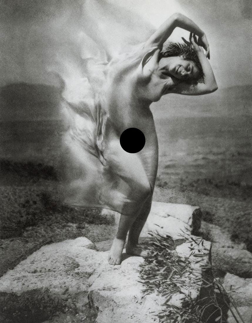 EDWARD STEICHEN - Wind Fire Therese Duncan), 1920 (1 of 2)
