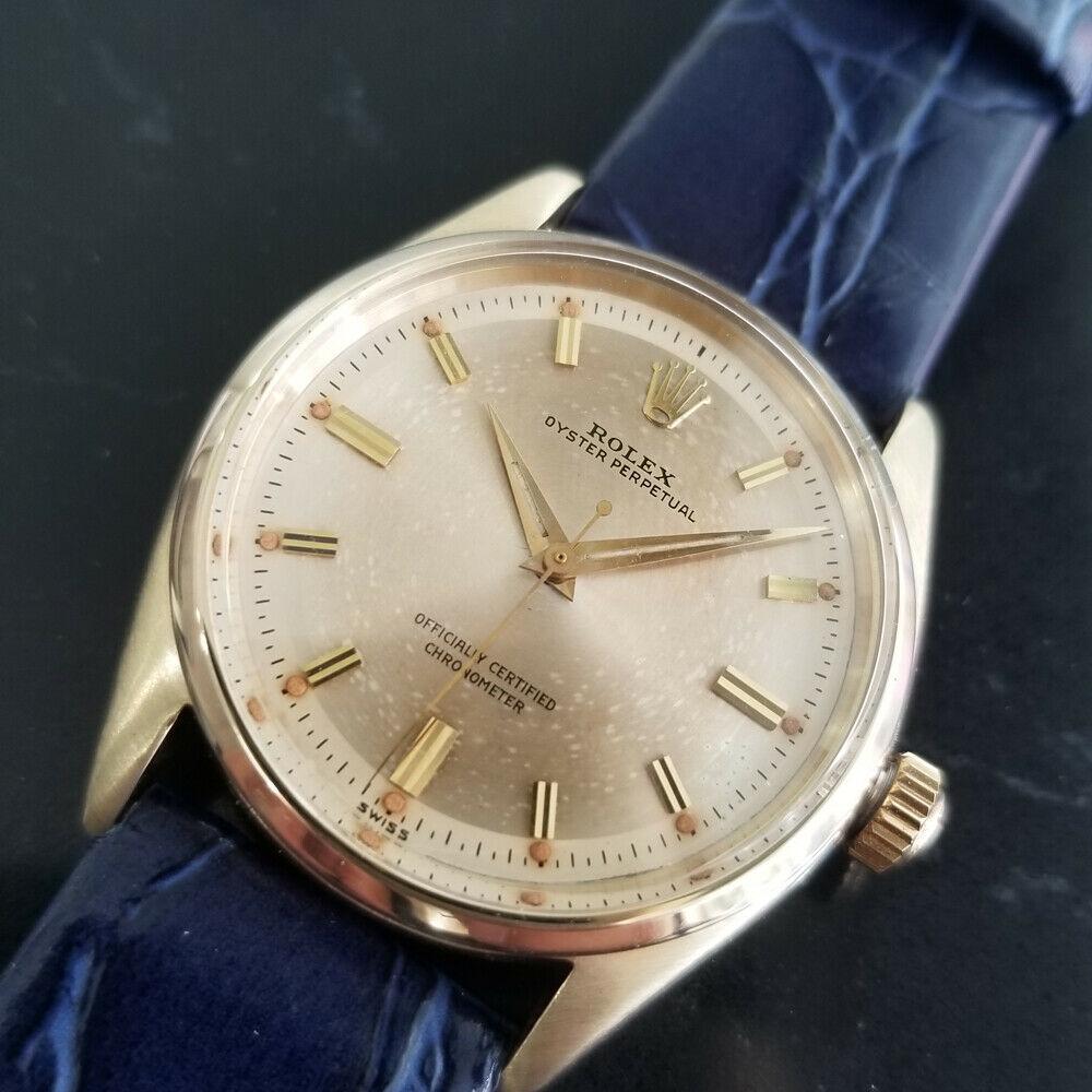 Mens Rolex Oyster Perpetual Ref.6564 34mm 14k Gold (1 of 20)