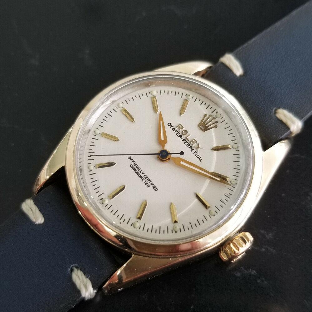 Mens Rolex Oyster Pereptual Ref.6634 34mm Gold-Capped (1 of 20)