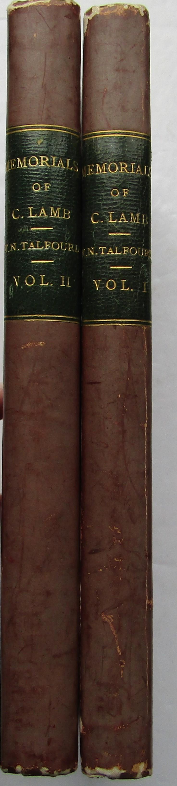 Final Memorials of Charles Lamb (1 of 4)