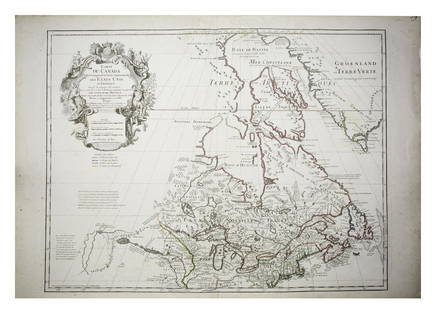 Large Antique French 1783 De L'Isle Map of the United: Important map of Guillaume de L'Isle corrected by Philippe Buache and edited by Dezauche in 1783 ,after the conclusion of the American revolutionary war and the treaty of Paris Dezauche updated the