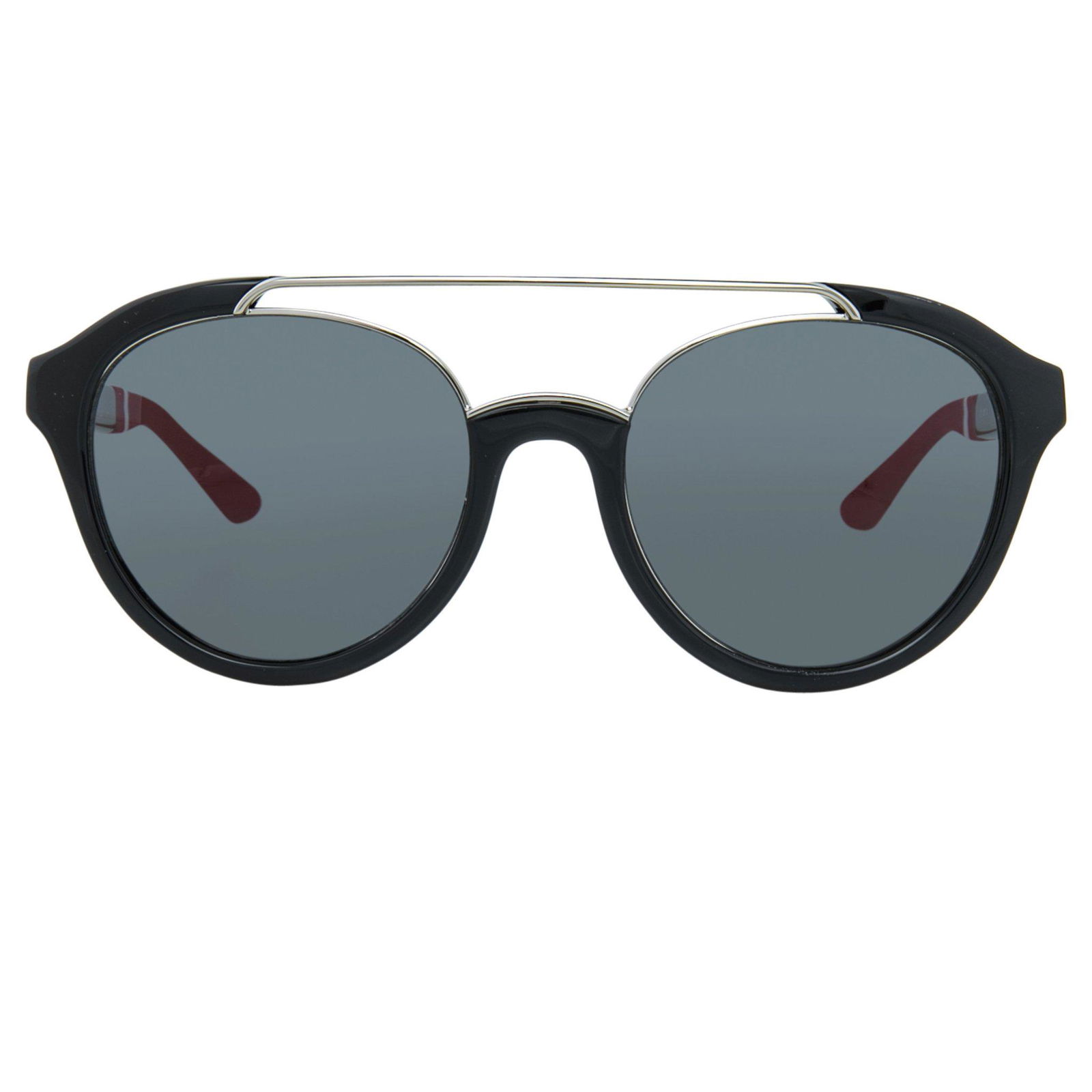 Orlebar Brown Sunglasses Oval Red Black and Grey (1 of 7)