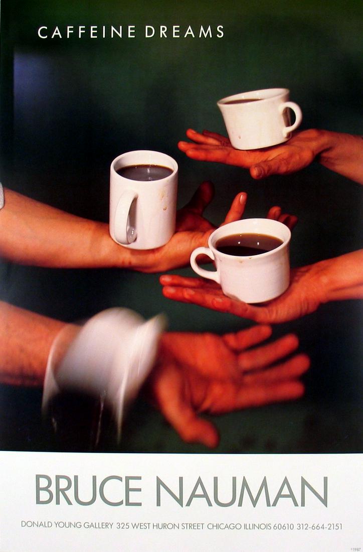 Bruce Nauman - Caffeine Dreams - 1987 Offset Lithograph (1 of 1)