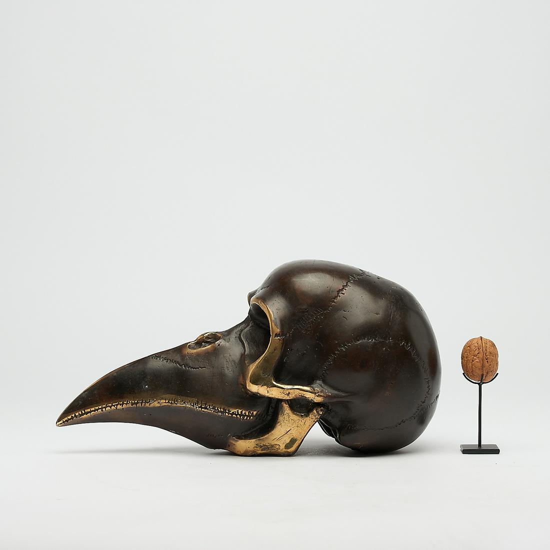 Mythical bronze beaked figure, half man half bird - (1 of 10)