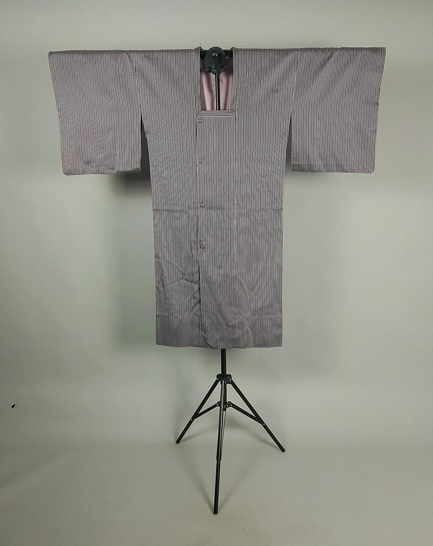 SATIN SILK STRIPPED KIMONO (1 of 6)