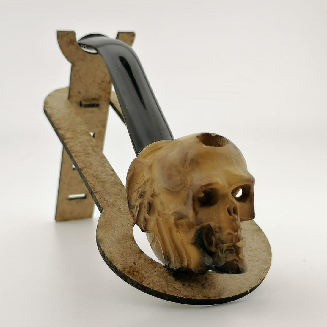 Devil Skull Meerschaum Cigarette Holder (1 of 7)