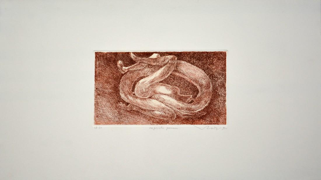 Vlady, signed Engraving, 1991 (1 of 2)