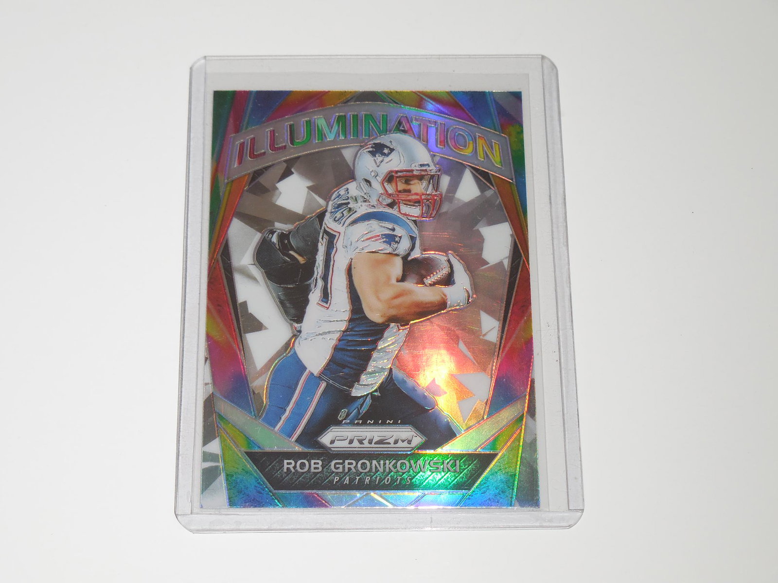 2017 PANINI PRIZM ROB GRONKOWSKI ILLUMINATION SILVER (1 of 2)