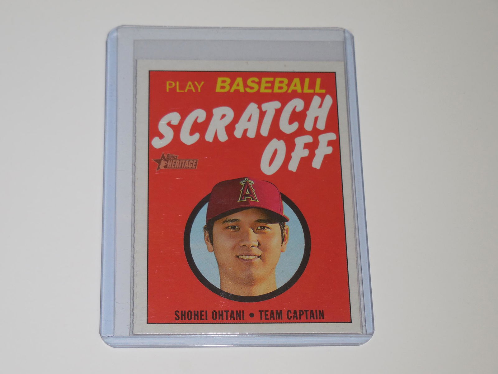 2020 TOPPS HERITAGE SHOHEI OHTANI 71 SCRATCH OFFS (1 of 2)