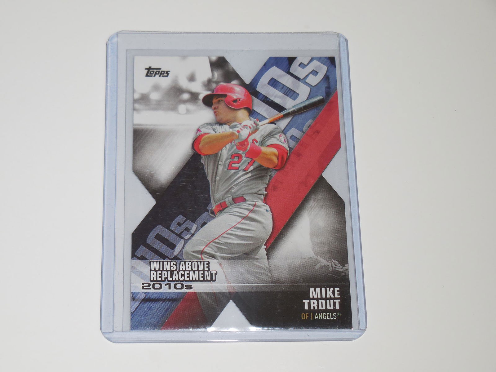 2020 TOPPS MIKE TROUT DECADES DIE CUT CARD (1 of 2)