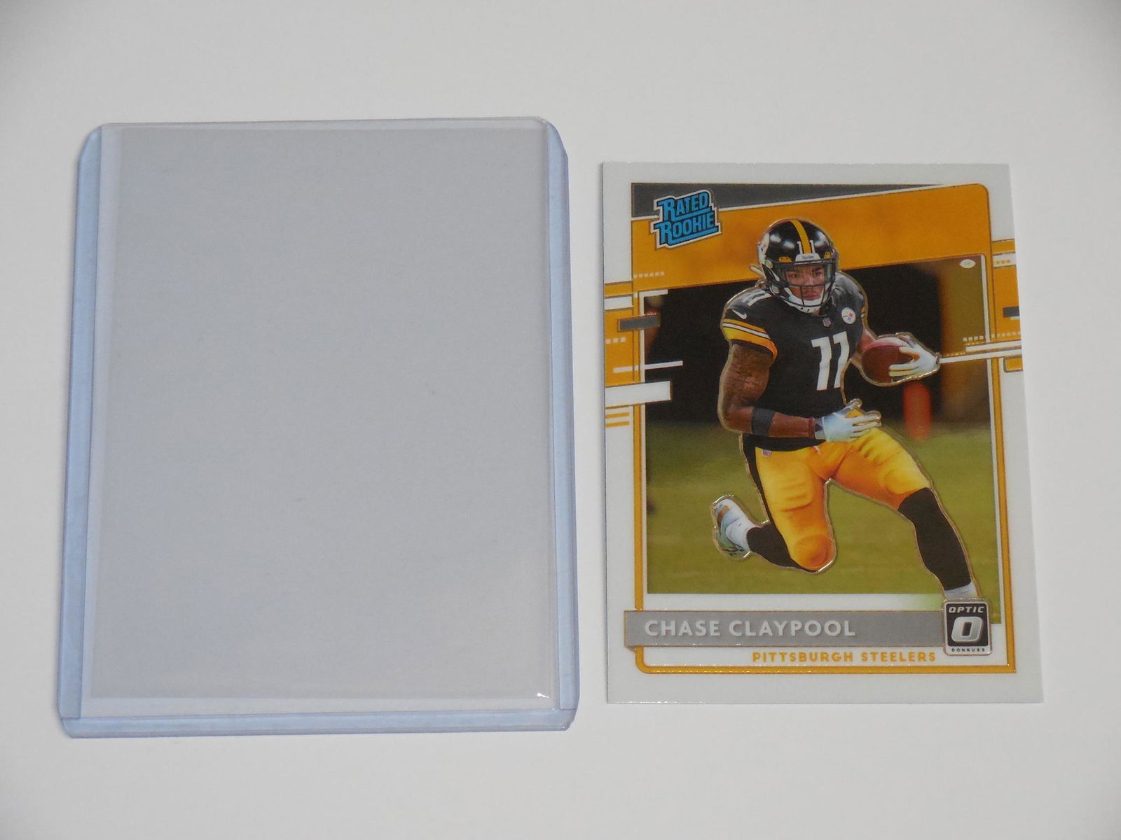 2020 PANINI DONRUSS OPTIC CHASE CLAYPOOL ROOKIE CARD (1 of 2)